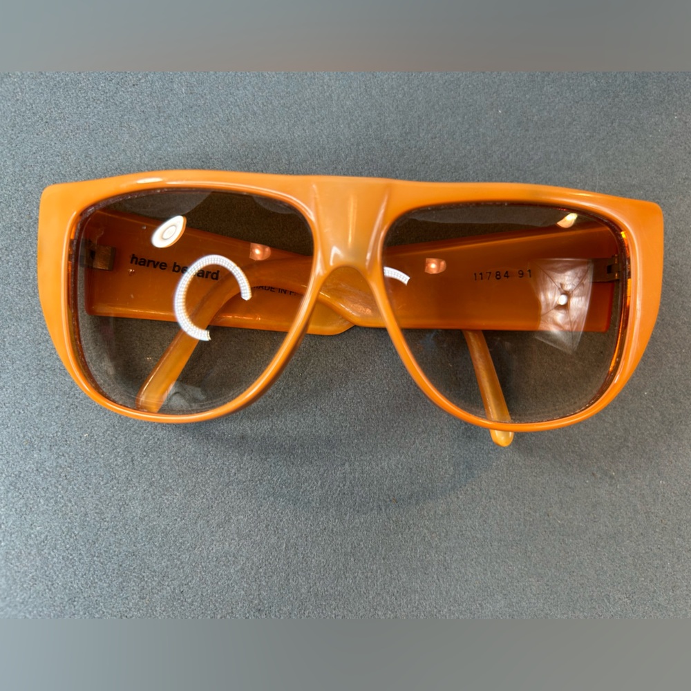 Harve Benard Orange Oversized Retro Sunglasses